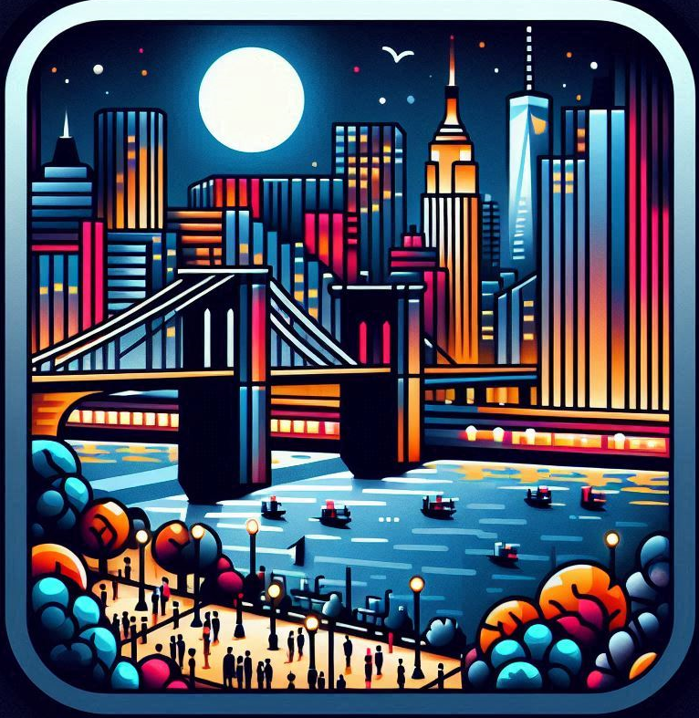 New York at Night Theme